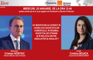 CRISTINA BOJICA INVITATĂ LA EMISIUNEA ZF LIVE