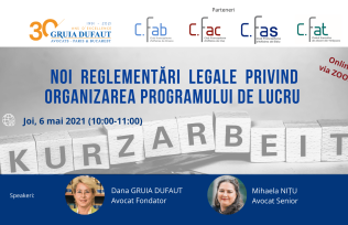 KURZARBEIT: NOI REGLEMENTĂRI LEGALE PRIVIND ORGANIZAREA PROGRAMULUI DE LUCRU