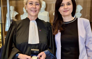 THE PARIS BAR HONORED DANA GRUIA DUFAUT AS AN HONORARY LAWYER