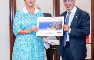 DANA GRUIA DUFAUT, INVESTED AS MONACO DESTINATION AMBASSADOR