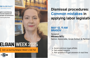 GRUIA DUFAUT & PARTNERS TO HOST LABOR LAW WORKSHOP DURING BELGIAN WEEK 2025