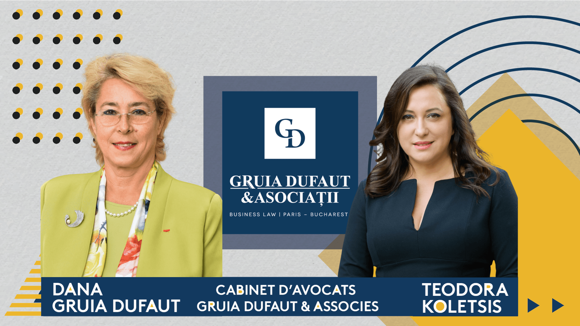 INVESTIR EN ROUMANIE : LE CABINET GRUIA DUFAUT, L'ARCHITECTE JURIDIQUE DES ENTREPRISES FRANCAISES
