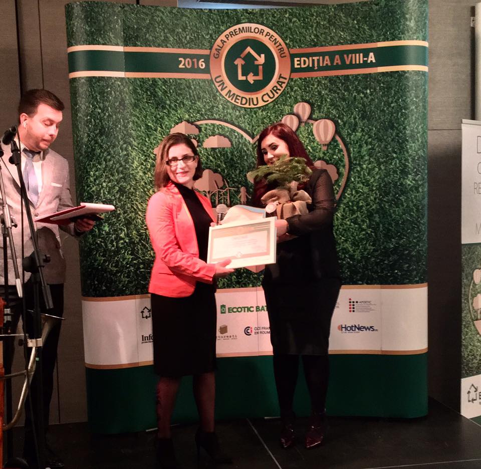 Cabinetul GRUIA DUFAUT a câştigat Premiul pentru cea mai mare cantitate de DEEE colectată în cadrul proiectului « Invitaţie la reciclare »